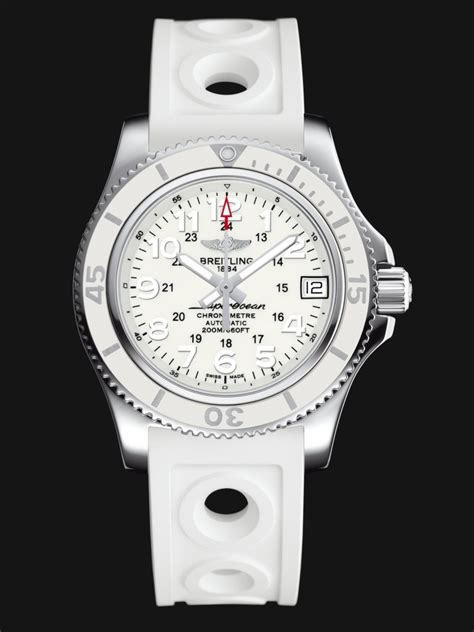 breitling white strap|breitling copy watch strap.